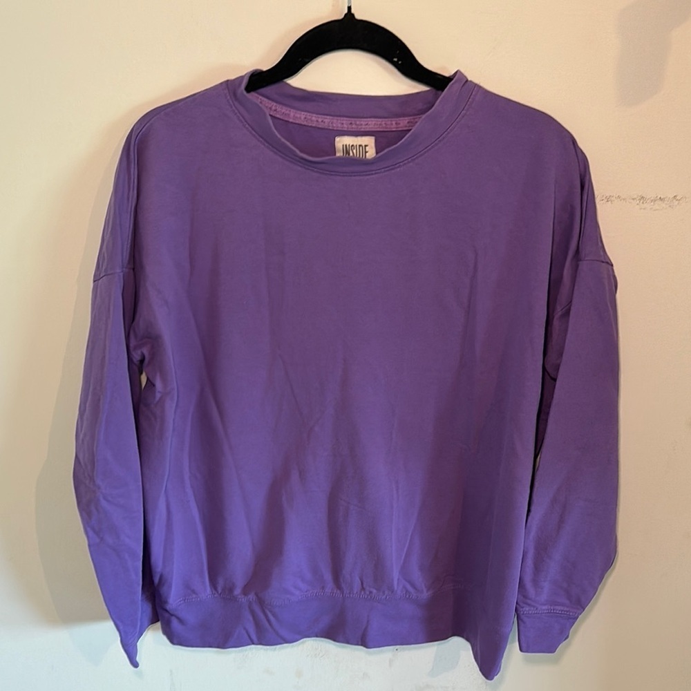 Purple Long Sleeve Top